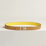 Flot belt buckle & Reversible leather strap 24 mm - Image 2